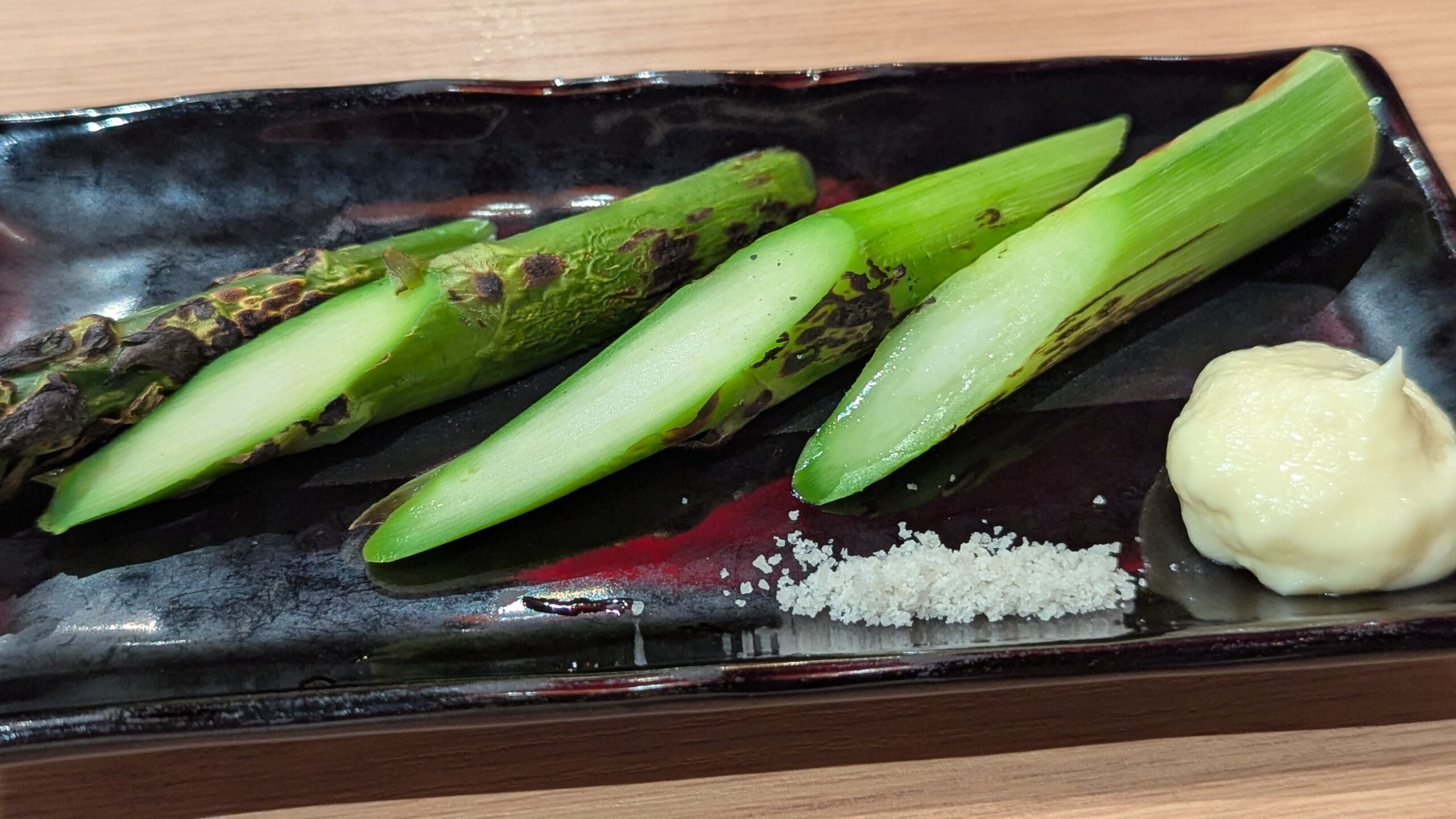 大磯の焼きアスパラ