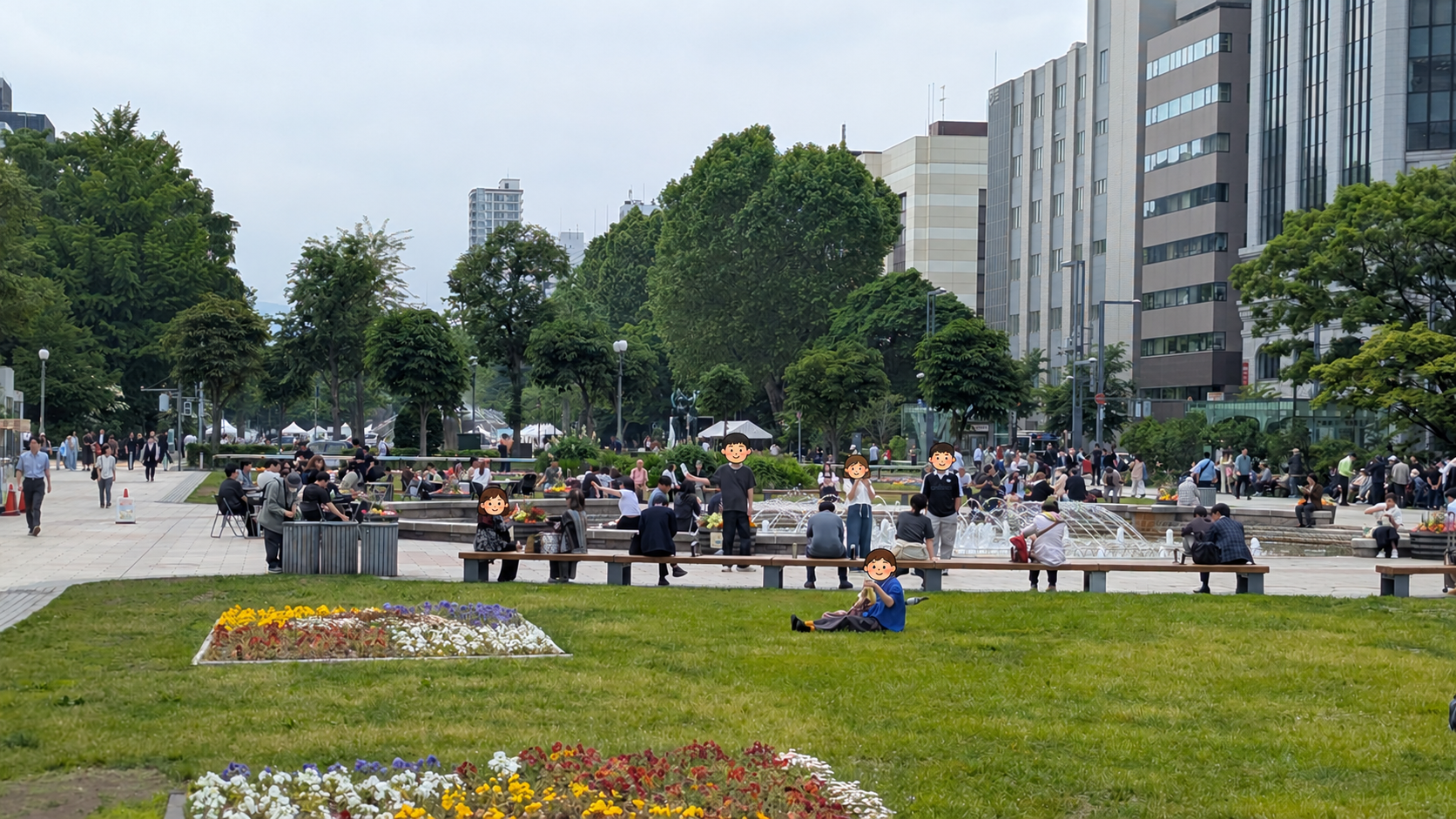 初夏の大通公園
