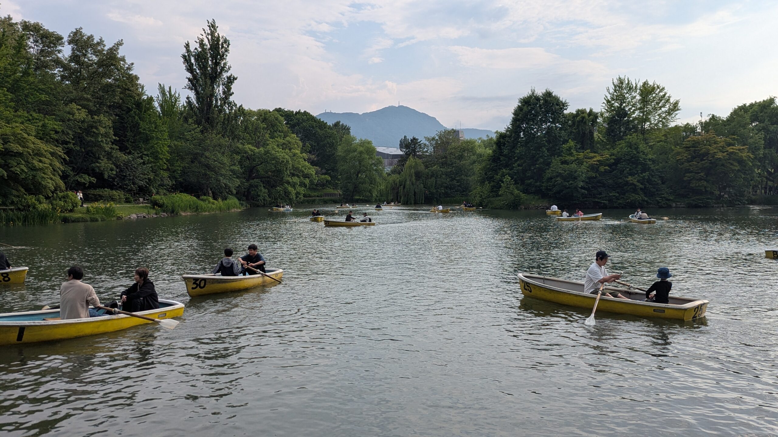 中島公園のボート池