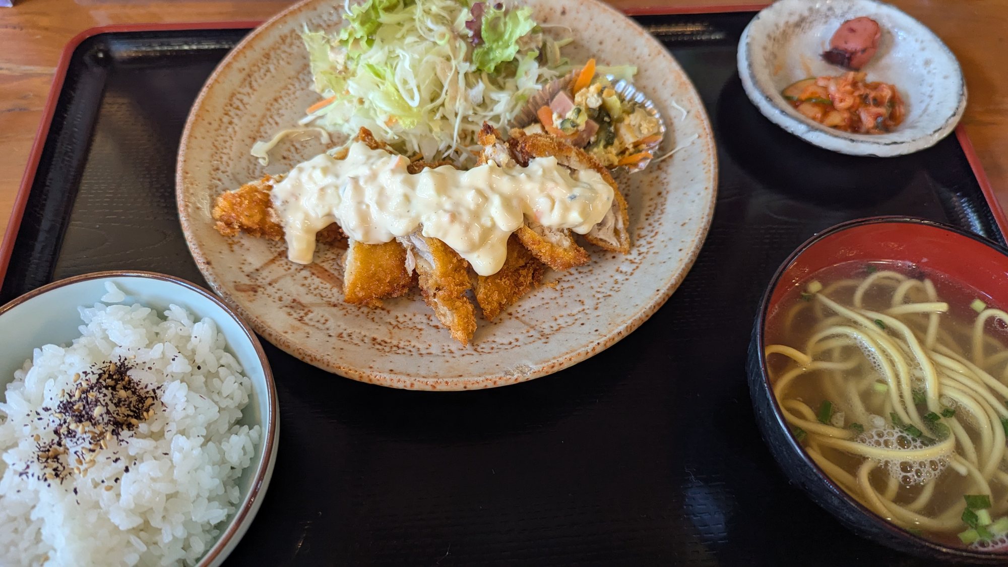 家庭料理の店 ふるさと食堂の魚フライ定食