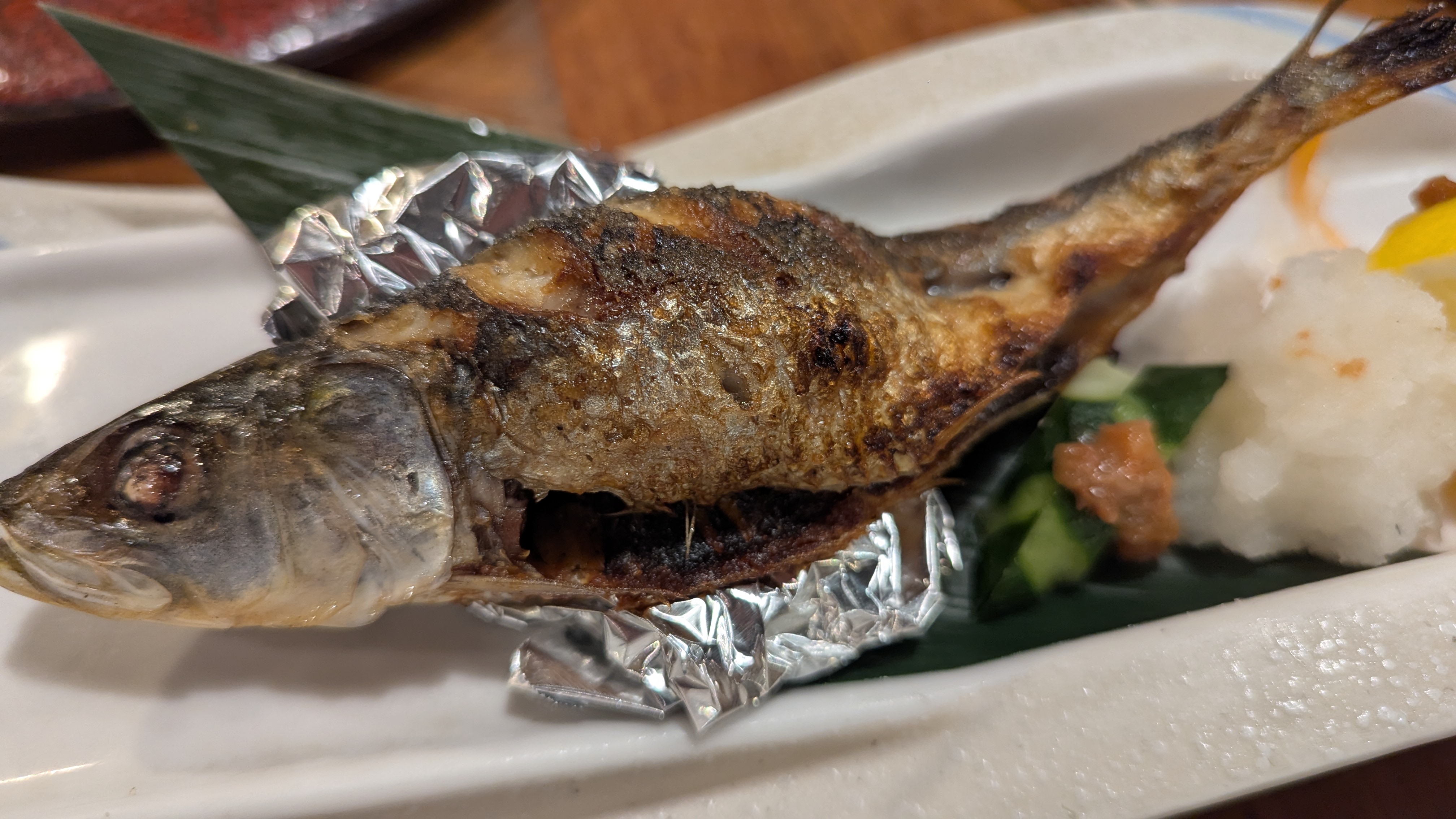 炉端亜紗喜三郎のいわし塩焼き